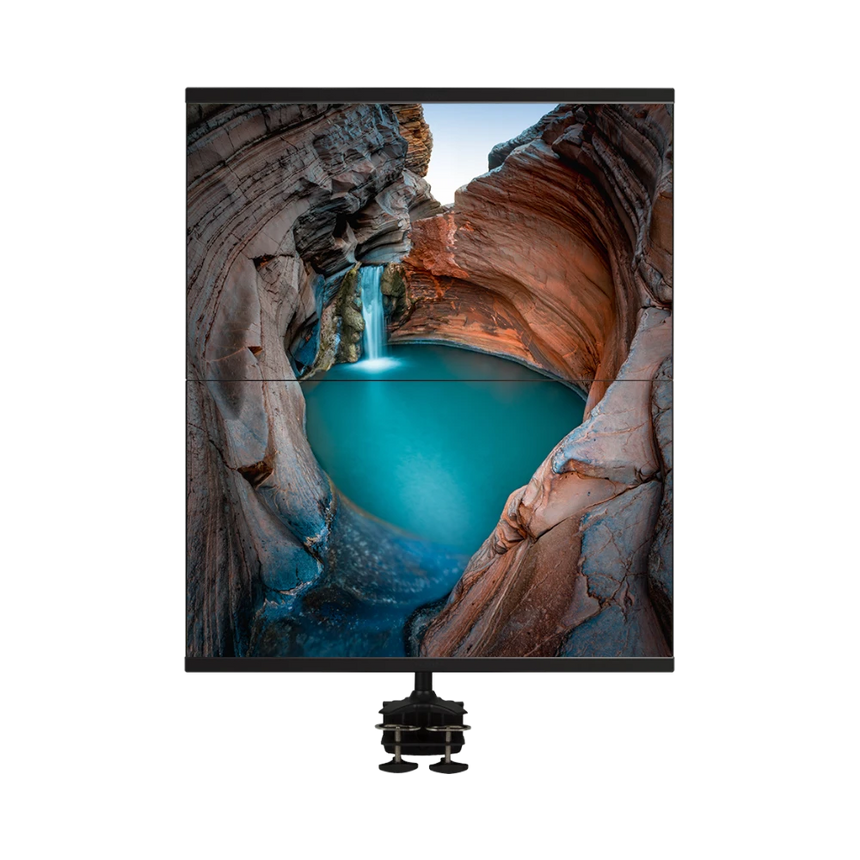 Planar Systems Dual Monitor Desk Clamp/Grommet Stand — Being Shipped