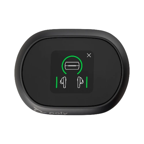 Poly Voyager Free 60+ UC Wireless Earbuds (USB-A Dongle, Carbon Black) — Being Shipped