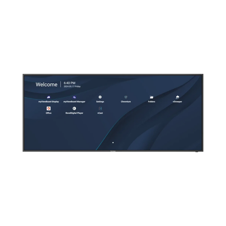 ViewSonic CDE105UW-MTRC 105" UHD 5K 21:9 Ultra-Wide Commercial Monitor with Mini-PC for Microsoft Teams Rooms — Being Shipped