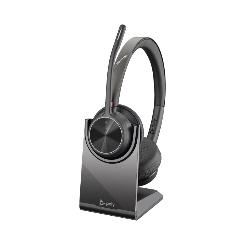 Poly Voyager 4320 Bluetooth Stereo Headset with BT700 USB-C Dongle and Charging Stand — Being Shipped