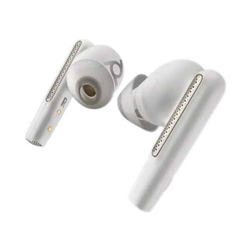 Poly Voyager Free 60+ UC Wireless Earbuds (USB-C Dongle, White Sand) — Being Shipped