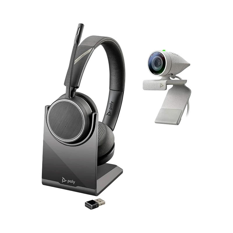 Poly Studio P5 Webcam with Voyager 4220 UC Headset Kit — Being Shipped