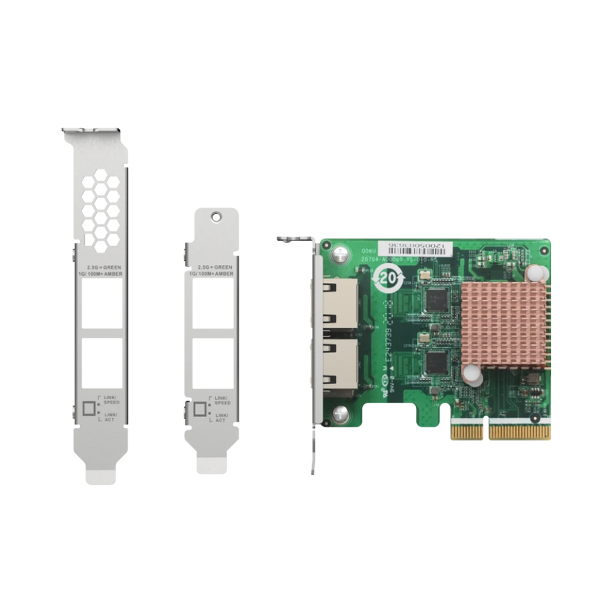 QNAP Dual-Port 2.5GbE PCIe Network Expansion Card — Being Shipped
