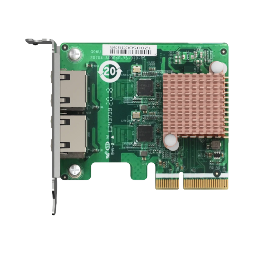 QNAP Dual-Port 2.5GbE PCIe Network Expansion Card — Being Shipped