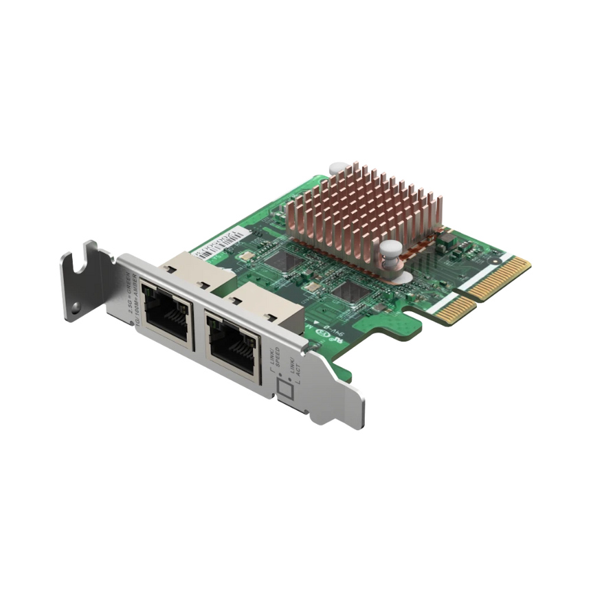 QNAP Dual-Port 2.5GbE PCIe Network Expansion Card — Being Shipped