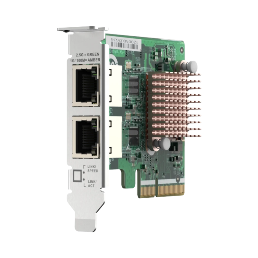 QNAP Dual-Port 2.5GbE PCIe Network Expansion Card — Being Shipped