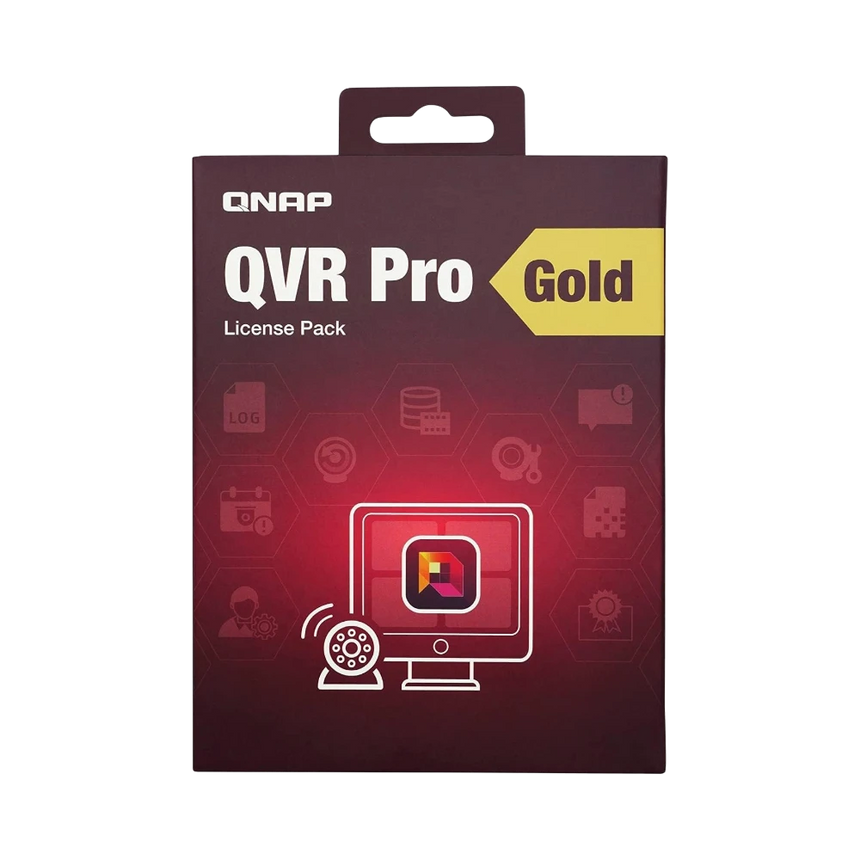 QNAP QVR Pro Gold Premium Feature Package for QVR Pro with Camera Channel Scalability & 8-Channel License — Being Shipped