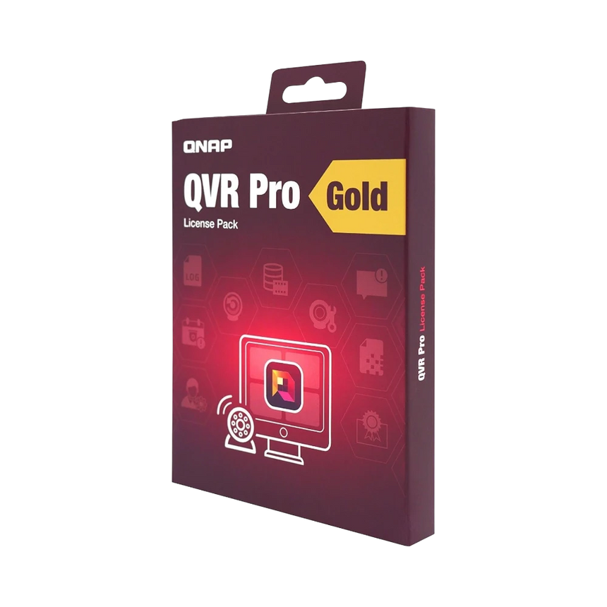 QNAP QVR Pro Gold Premium Feature Package for QVR Pro with Camera Channel Scalability & 8-Channel License — Being Shipped