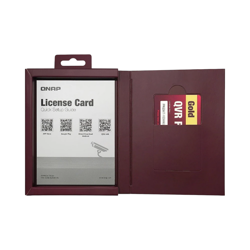 QNAP QVR Pro Gold Premium Feature Package for QVR Pro with Camera Channel Scalability & 8-Channel License — Being Shipped