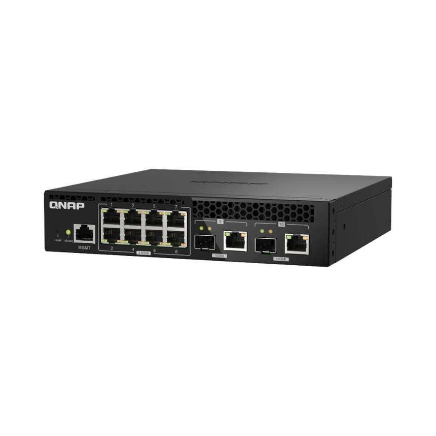 QNAP QSW-M2108R-2C 8-Port Managed Switch with SFP+ (Half-Rack) — Being Shipped