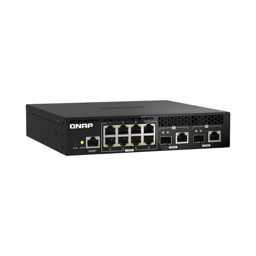 QNAP QSW-M2108R-2C 8-Port Managed Switch with SFP+ (Half-Rack) — Being Shipped