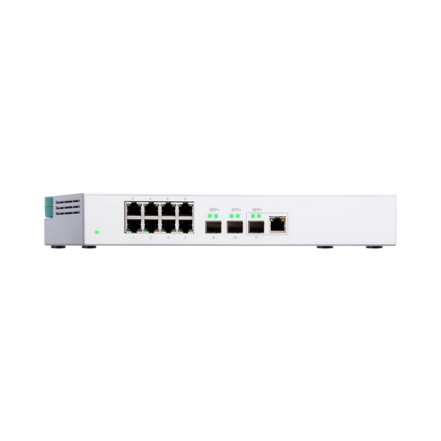 QNAP QSW-308-1C 8-Port Gigabit Unmanaged Switch with SFP+ — Being Shipped