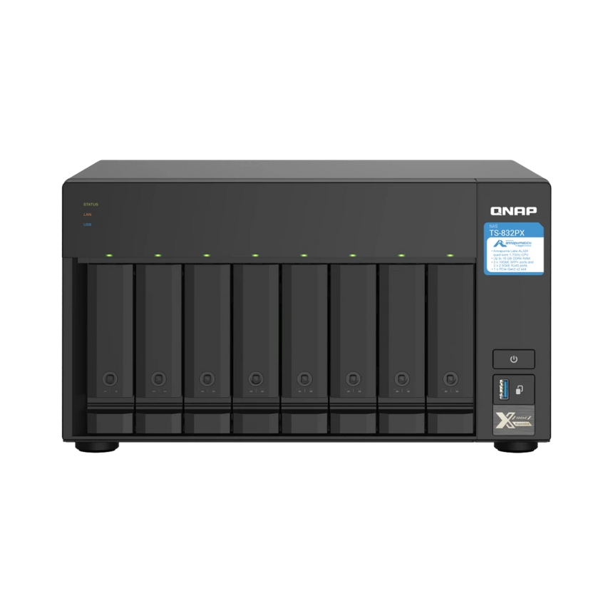 QNAP TS-832PX-4G 8-Bay NAS Enclosure — Being Shipped
