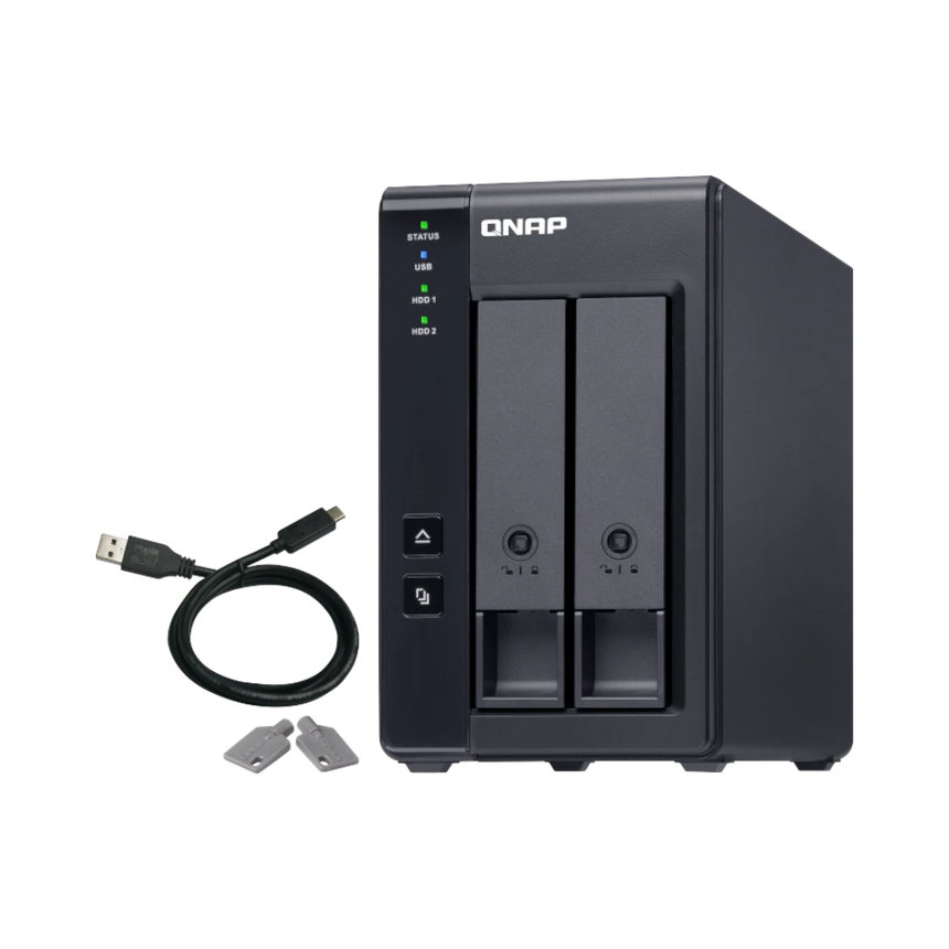 QNAP TR-002 2-Bay USB 3.1 GEN 2 RAID Expansion Enclosure — Being Shipped