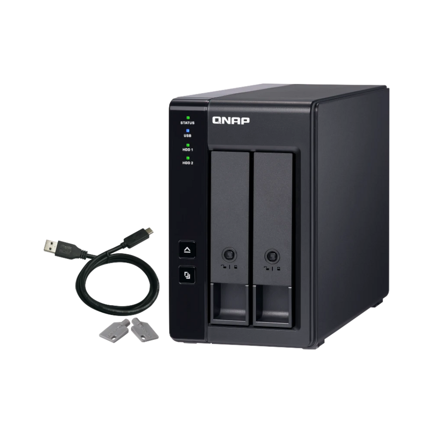 QNAP TR-002 2-Bay USB 3.1 GEN 2 RAID Expansion Enclosure — Being Shipped