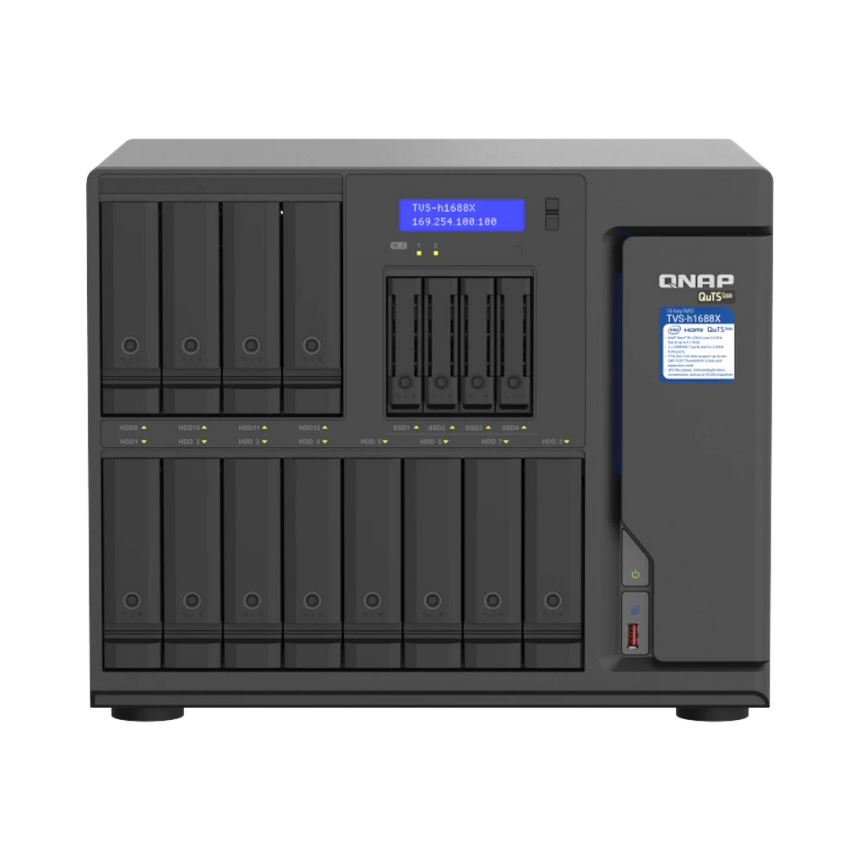 QNAP TVS-h1688X-W1250-32G 16-Bay NAS Enclosure — Being Shipped
