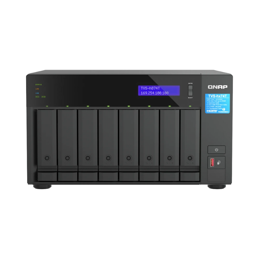 QNAP TVS-h874T 8-Bay NAS Enclosure — Being Shipped