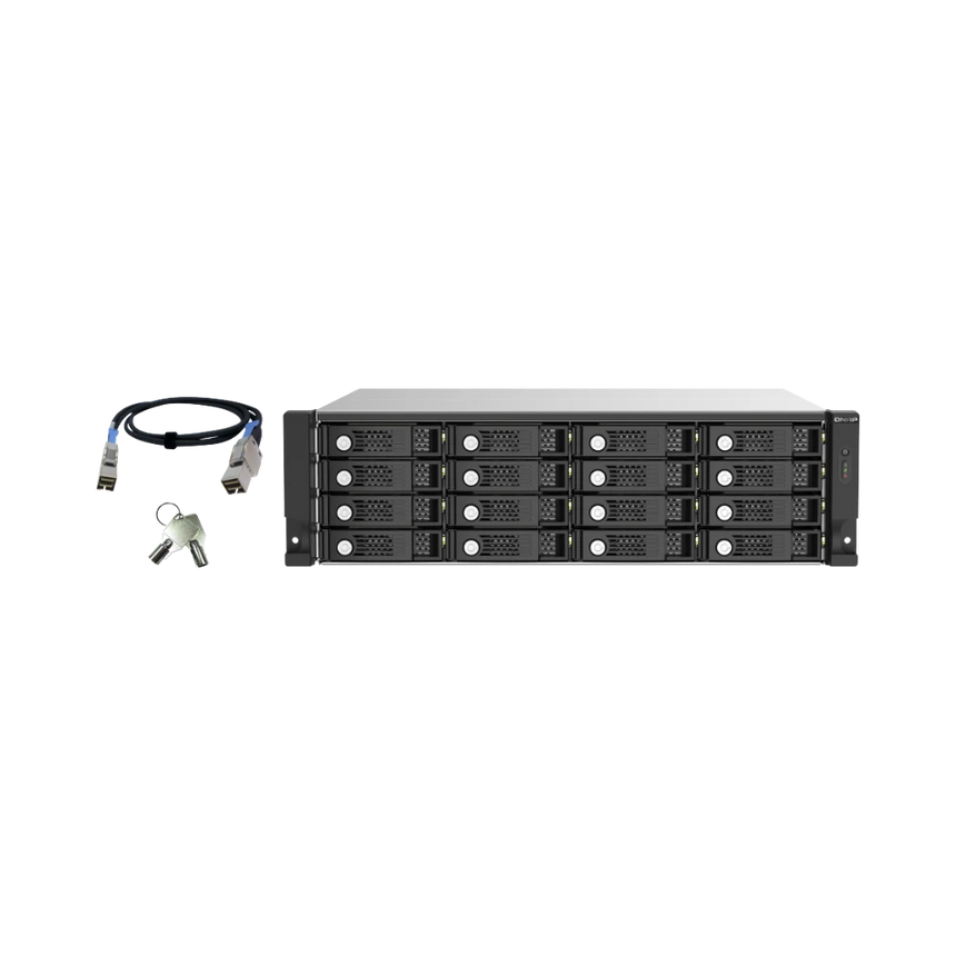 QNAP TL-R1620SEP-RP 16-Bay SAS-3 / SATA III JBOD Expansion Enclosure — Being Shipped