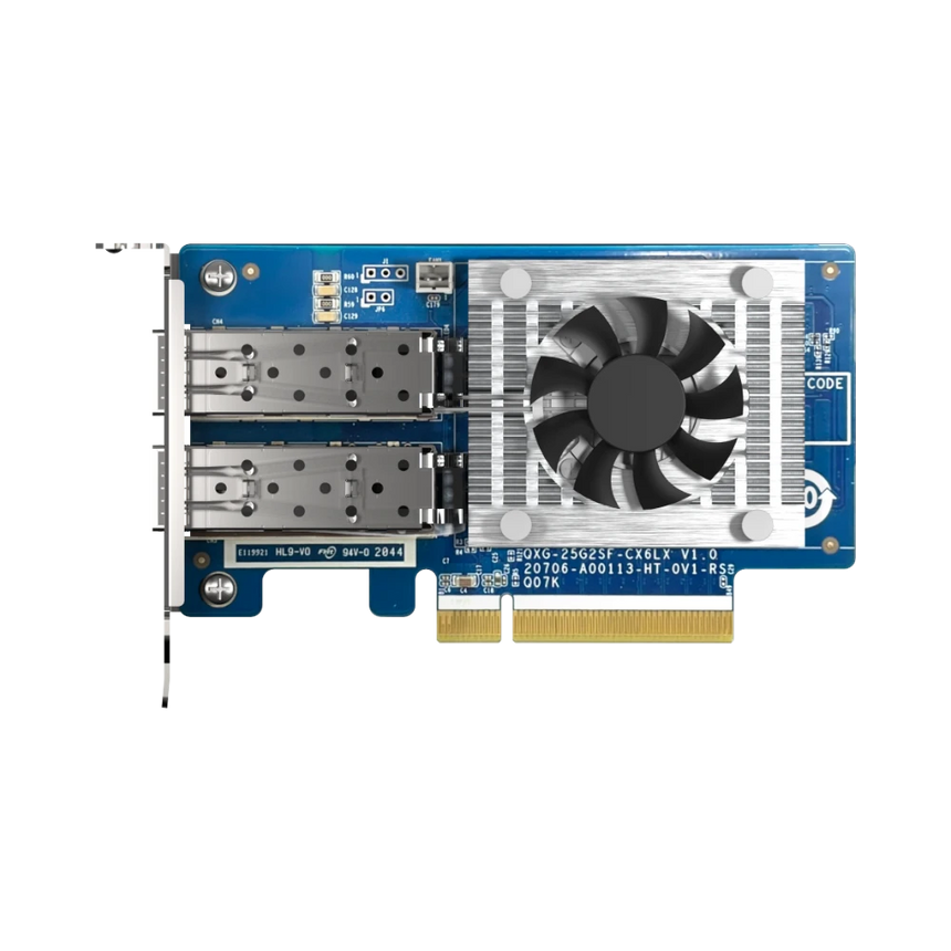 QNAP QXG-25G2SF-CX6 Dual-Port 25GbE PCIe 4.0 x8 Network Expansion Card — Being Shipped