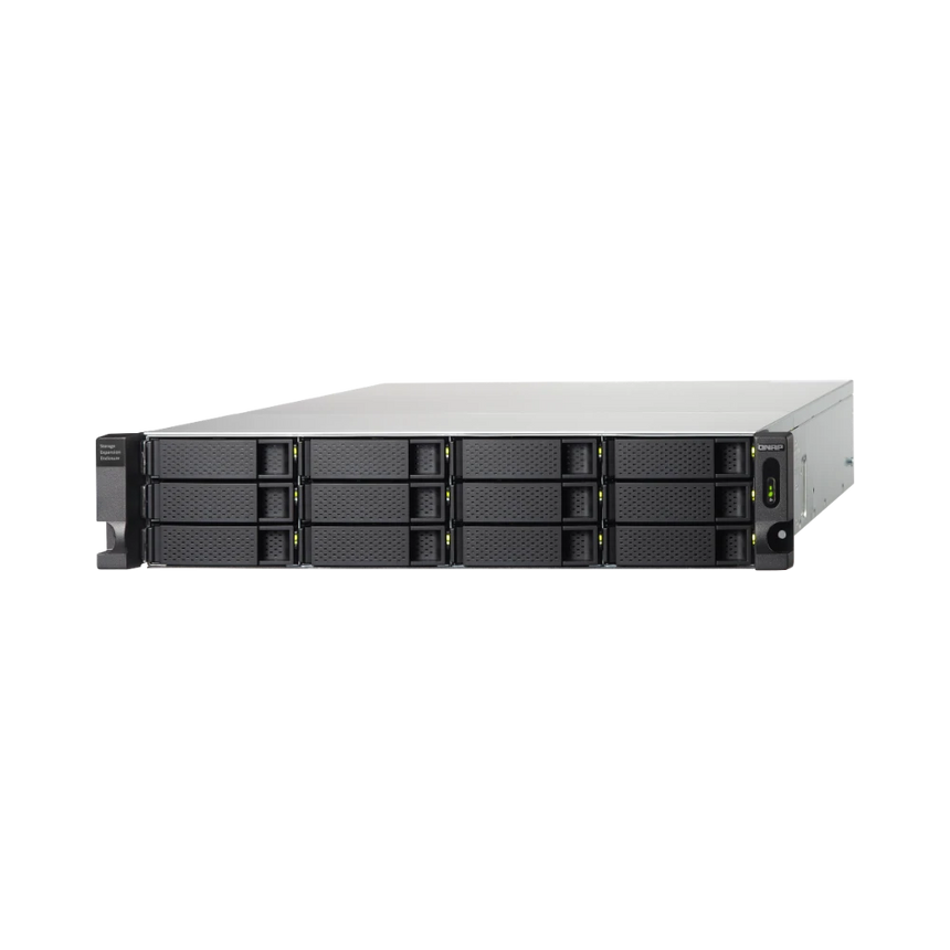QNAP TL-R1200C-RP 12-Bay JBOD Expansion Unit with Redundant Power Supply — Being Shipped
