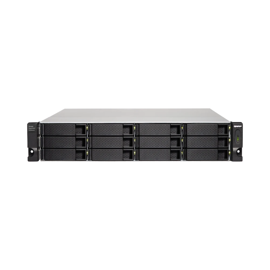 QNAP TL-R1200C-RP 12-Bay JBOD Expansion Unit with Redundant Power Supply — Being Shipped