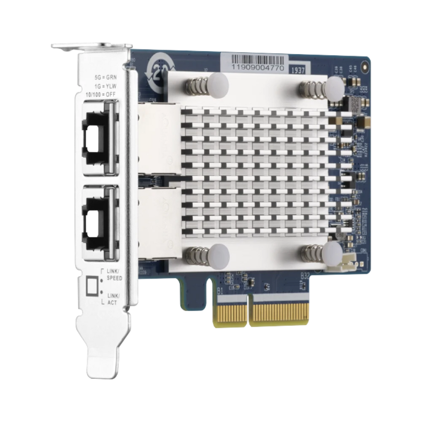 QNAP QXG-5G2T-111C Dual-Port 5GbE PCIe Network Expansion Card — Being Shipped