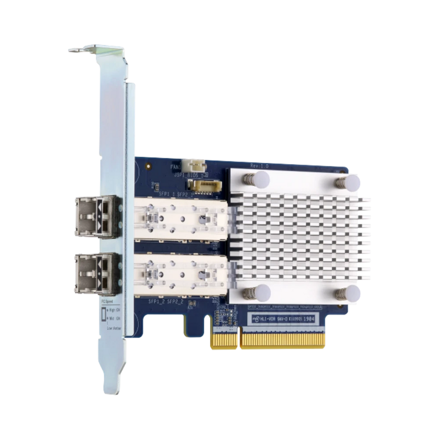 QNAP Dual-Port 32Gb Fiber Channel Host Bus Adapter with SFP+ Transceivers — Being Shipped