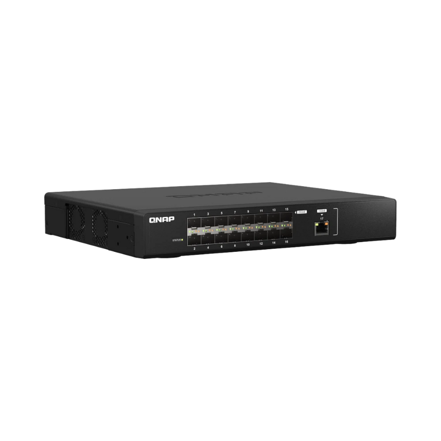 QNAP QSW-M5216-1T 16-Port 25GbE/10GbE Layer 2 Web Managed Switch — Being Shipped