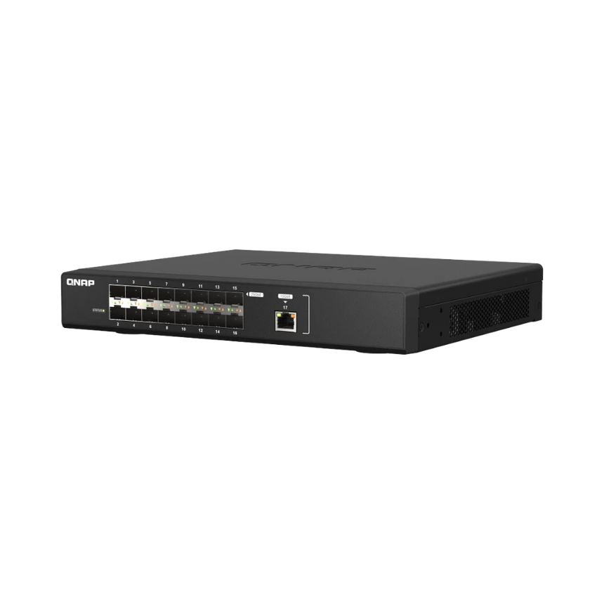 QNAP QSW-M5216-1T 16-Port 25GbE/10GbE Layer 2 Web Managed Switch — Being Shipped