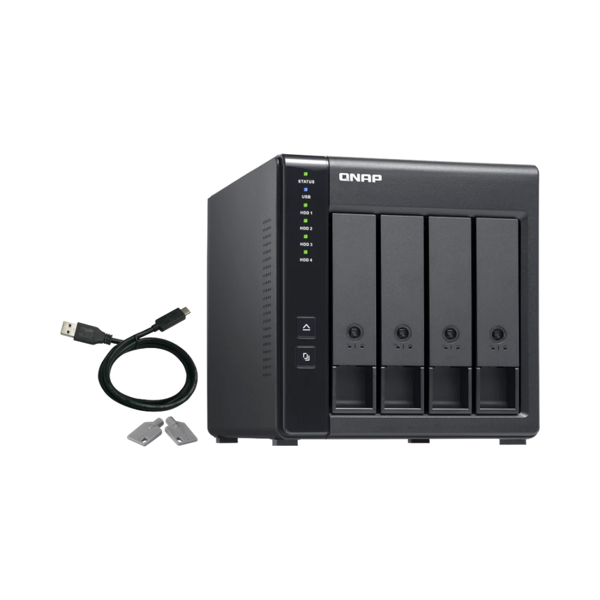 QNAP TR-004 4-Bay USB 3.2 Gen 1 RAID Expansion Enclosure — Being Shipped