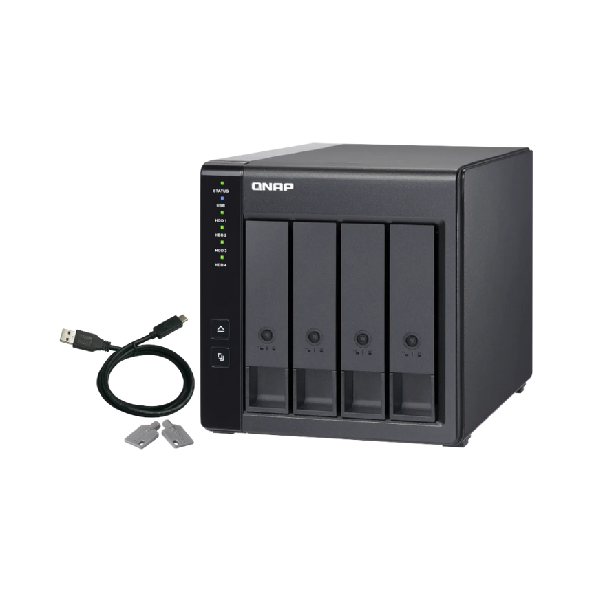 QNAP TR-004 4-Bay USB 3.2 Gen 1 RAID Expansion Enclosure — Being Shipped
