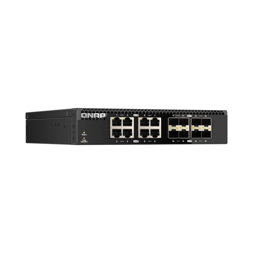 QNAP QSW-3216R-8S8T 16-Port 10G RJ45/SFP+ Unmanaged Network Switch — Being Shipped