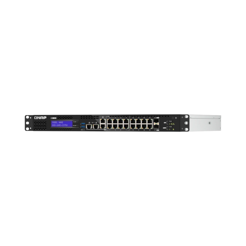 QNAP QGD-1602P-C3758-8G 16-Port Multi-Gig PoE 4 Compliant Managed Switch & NAS Enclosure — Being Shipped
