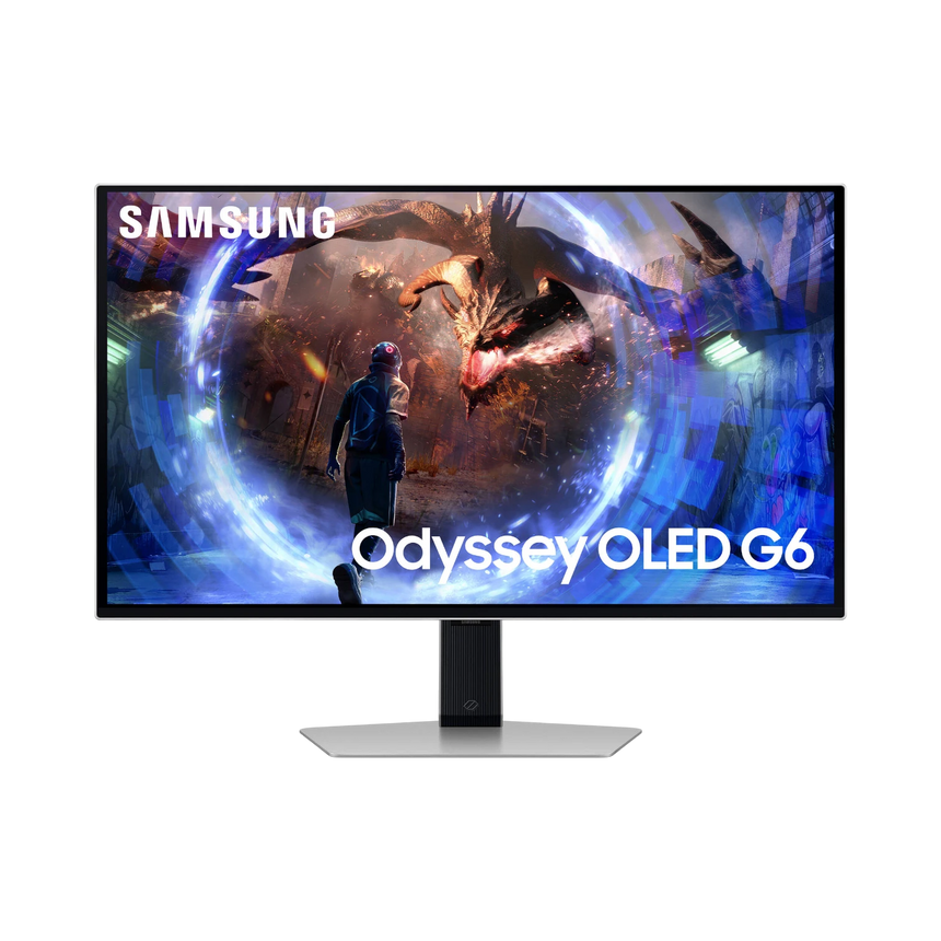 Samsung Odyssey QD-OLED G6 G60SD 27" 16:9 360Hz QHD OLED Gaming Monitor (Silver) — Being Shipped