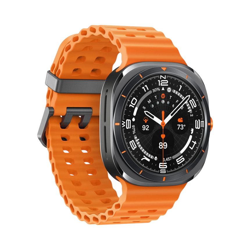 Samsung Galaxy Watch Ultra Titanium 47mm LTE Smartwatch (Orange Band, Titanium Gray) — Being Shipped