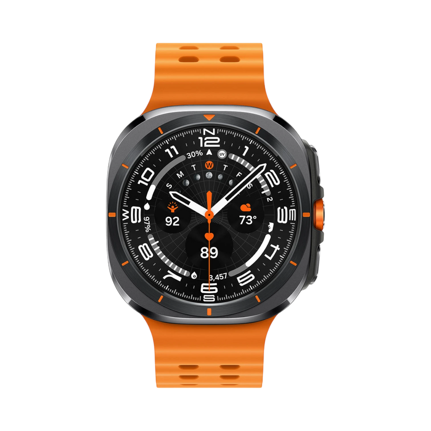 Samsung Galaxy Watch Ultra Titanium 47mm LTE Smartwatch (Orange Band, Titanium Gray) — Being Shipped