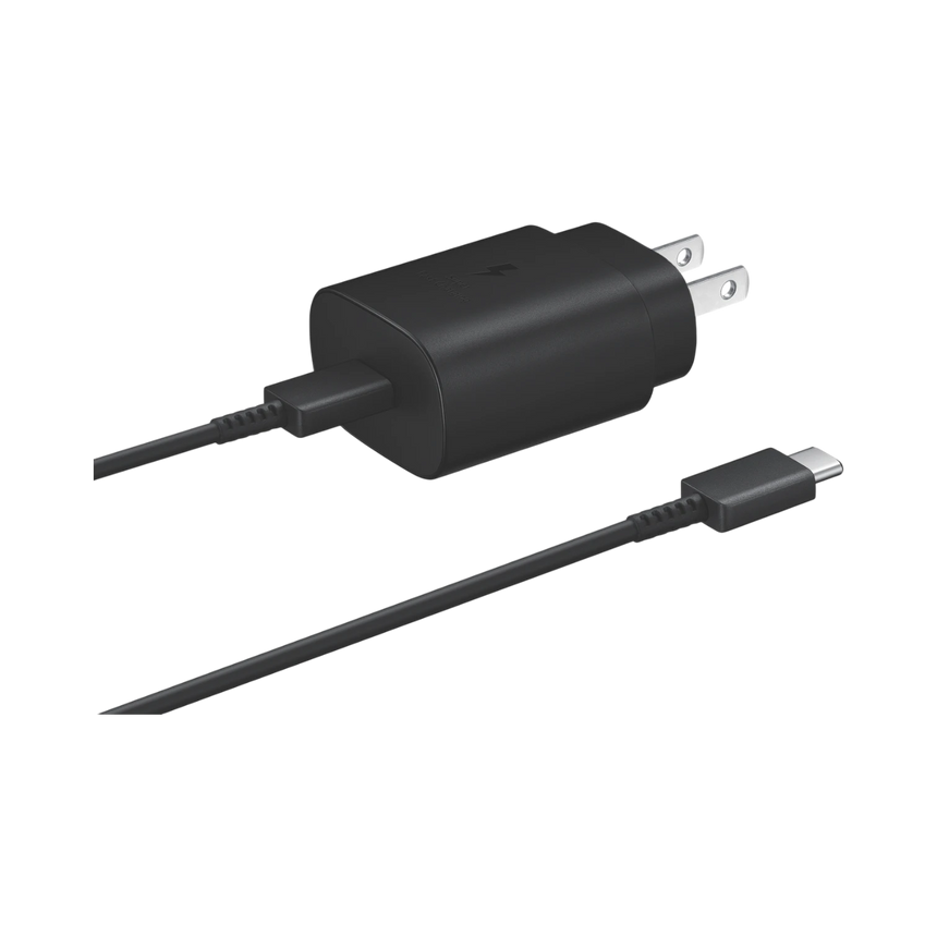 Samsung 25W USB Type-C Fast Charging Wall Charger (Black) — Being Shipped