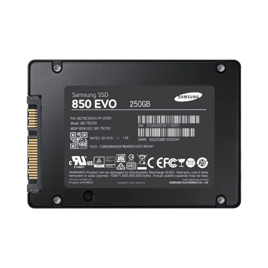 Samsung 850 Evo 250GB 2.5" SATA III 6 Gb/s SSD — Being Shipped