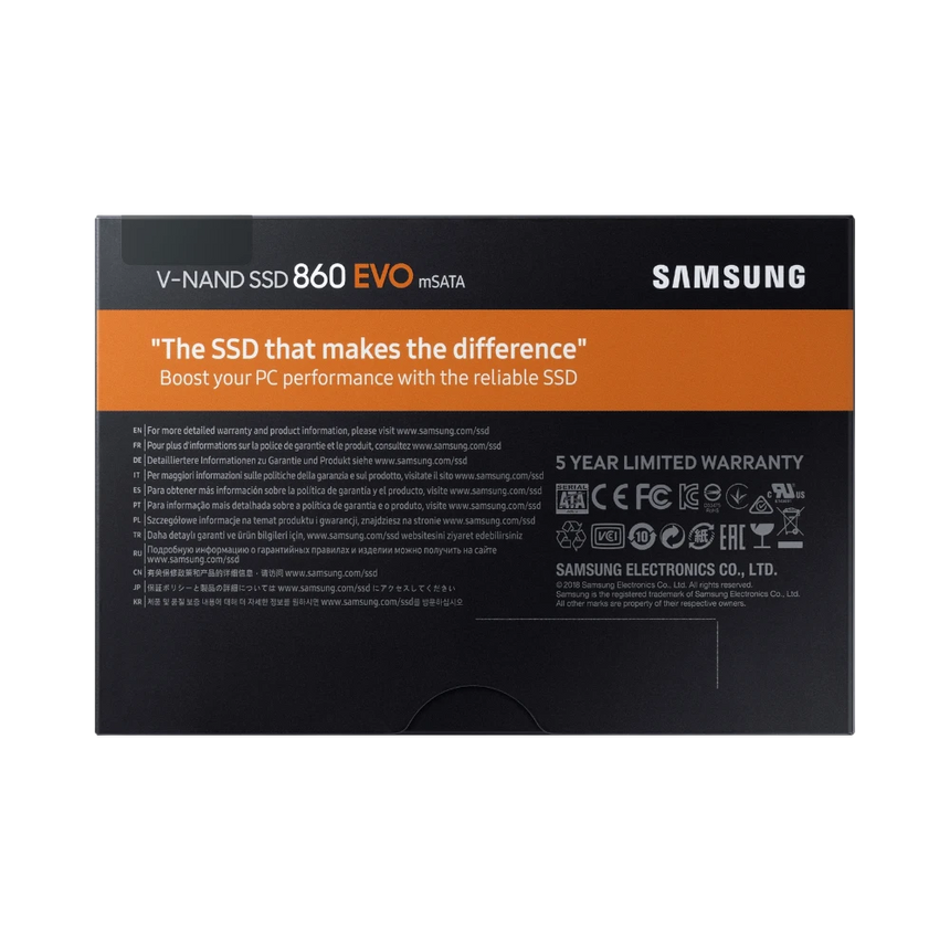 Samsung 860 EVO 250GB mSATA 550MB/s V-NAND SSD — Being Shipped
