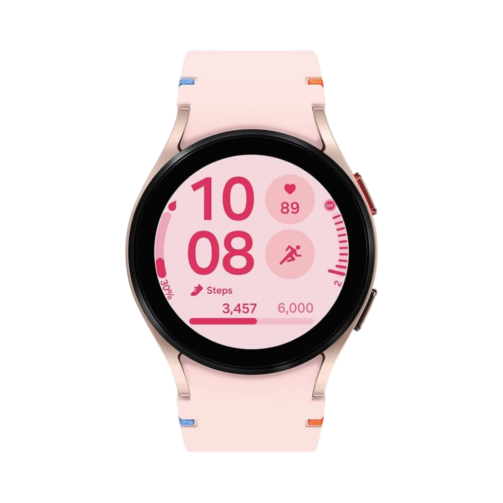 Samsung Galaxy Watch FE 40mm BT Smartwatch (Pink Band, Pink Gold
