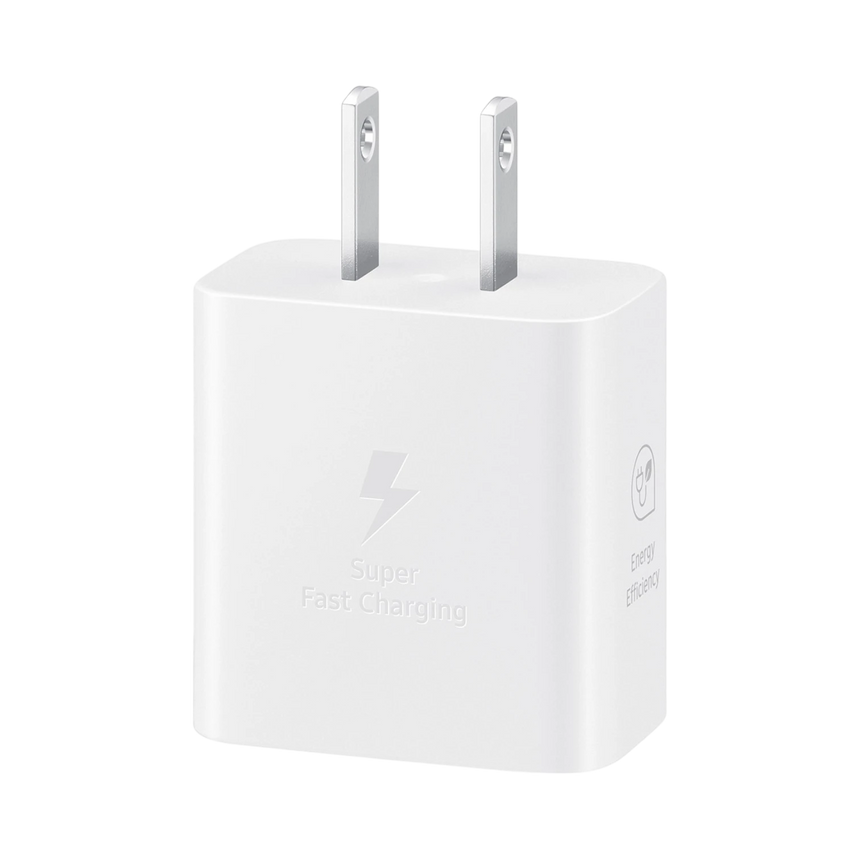 Samsung 25W Super Fast Charging Wall Charger (White) — Being Shipped