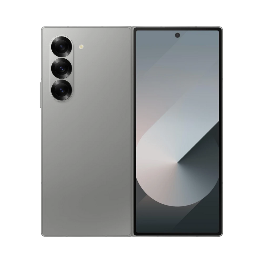 Samsung Galaxy Z Fold6 Smartphone, Qualcomm Snapdragon 8, 12GB RAM, 512GB Storage (Unlocked, Silver Shadow) — Being Shipped