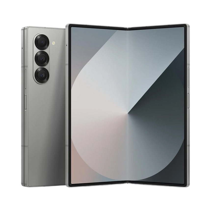 Samsung Galaxy Z Fold6 Smartphone, Qualcomm Snapdragon 8, 12GB RAM, 512GB Storage (Unlocked, Silver Shadow) — Being Shipped
