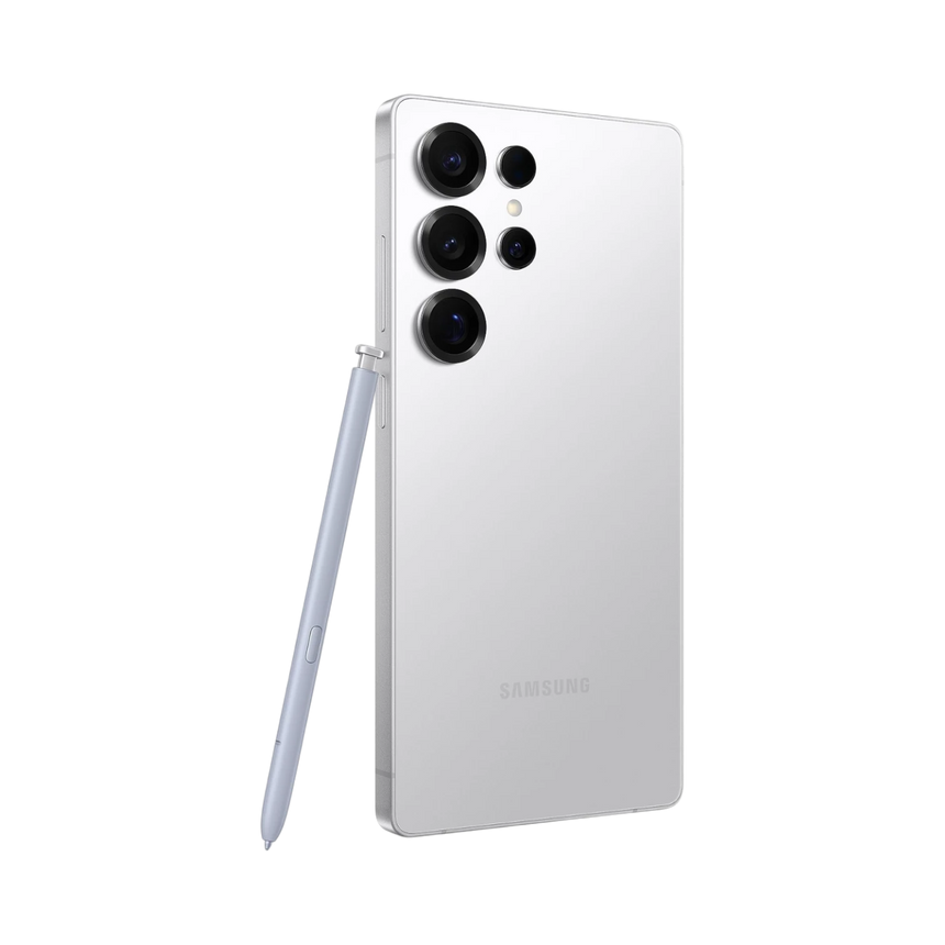 Samsung Galaxy S25 Ultra Smartphone, Qualcomm Snapdragon 8, 12GB RAM, 512GB Storage (Unlocked, Titanium Whitesilver) — Being Shipped