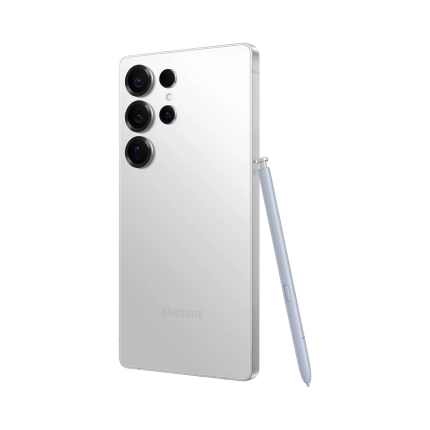 Samsung Galaxy S25 Ultra Smartphone, Qualcomm Snapdragon 8, 12GB RAM, 512GB Storage (Unlocked, Titanium Whitesilver) — Being Shipped