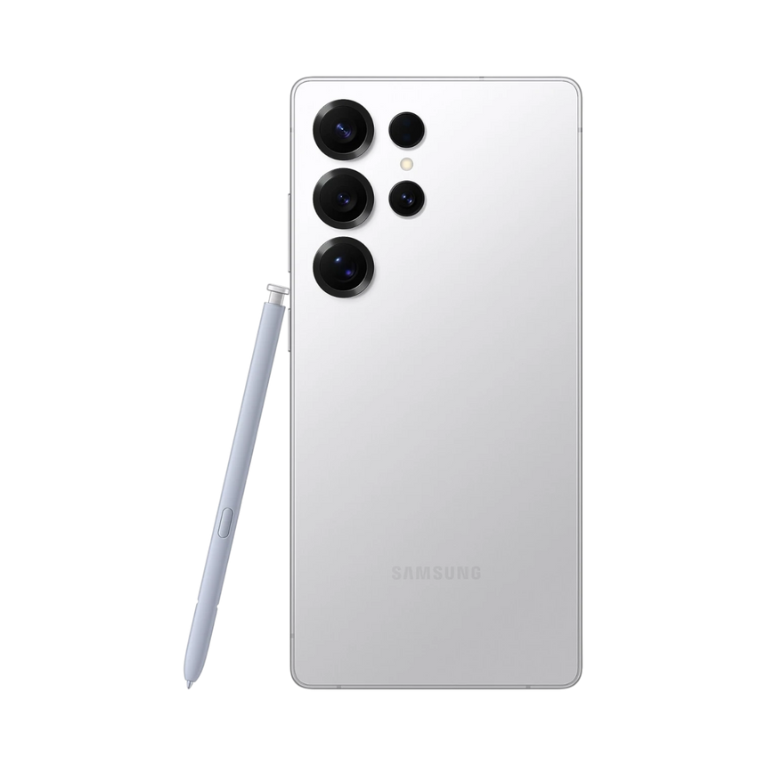 Samsung Galaxy S25 Ultra Smartphone, Qualcomm Snapdragon 8, 12GB RAM, 512GB Storage (Unlocked, Titanium Whitesilver) — Being Shipped