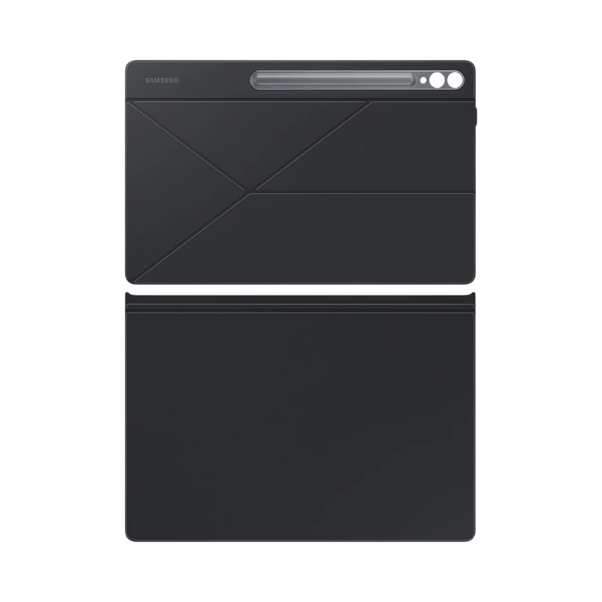 Samsung Galaxy Tab S10 Ultra/S9 Ultra Smart Book Cover (Black) — Being Shipped