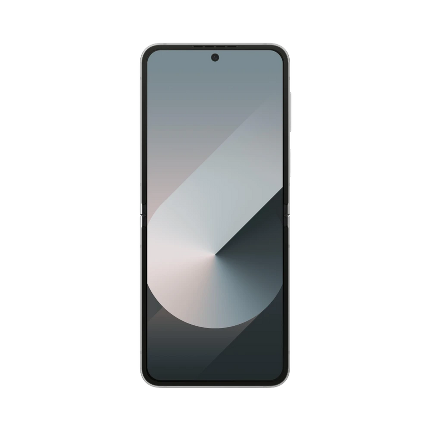 Samsung Galaxy Z Flip6 Smartphone, Qualcomm Snapdragon 8, 12GB RAM, 256GB Storage (Unlocked, Silver Shadow) — Being Shipped