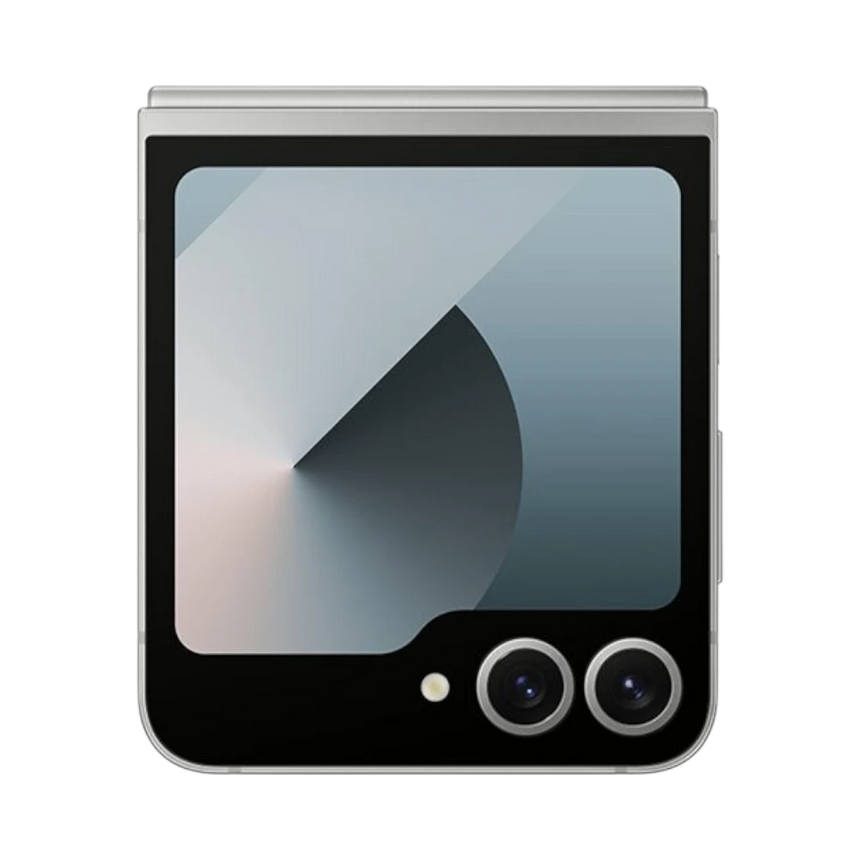 Samsung Galaxy Z Flip6 Smartphone, Qualcomm Snapdragon 8, 12GB RAM, 256GB Storage (Unlocked, Silver Shadow) — Being Shipped