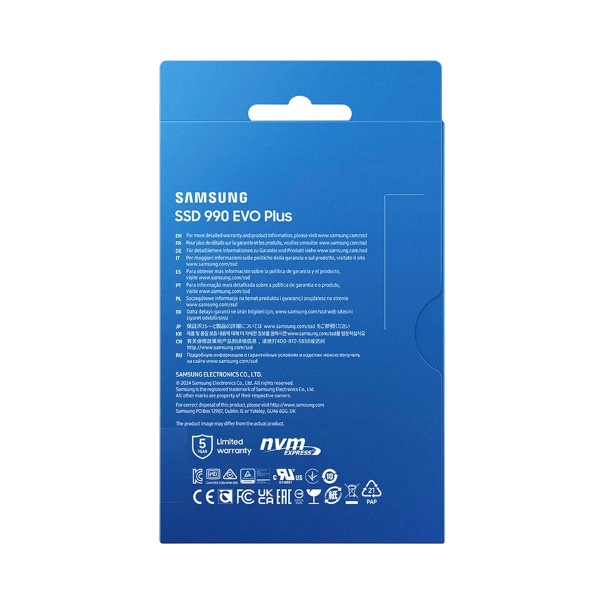 Samsung 990 EVO Plus 2TB M.2 2280 PCIe 5.0 x2 Internal SSD — Being Shipped
